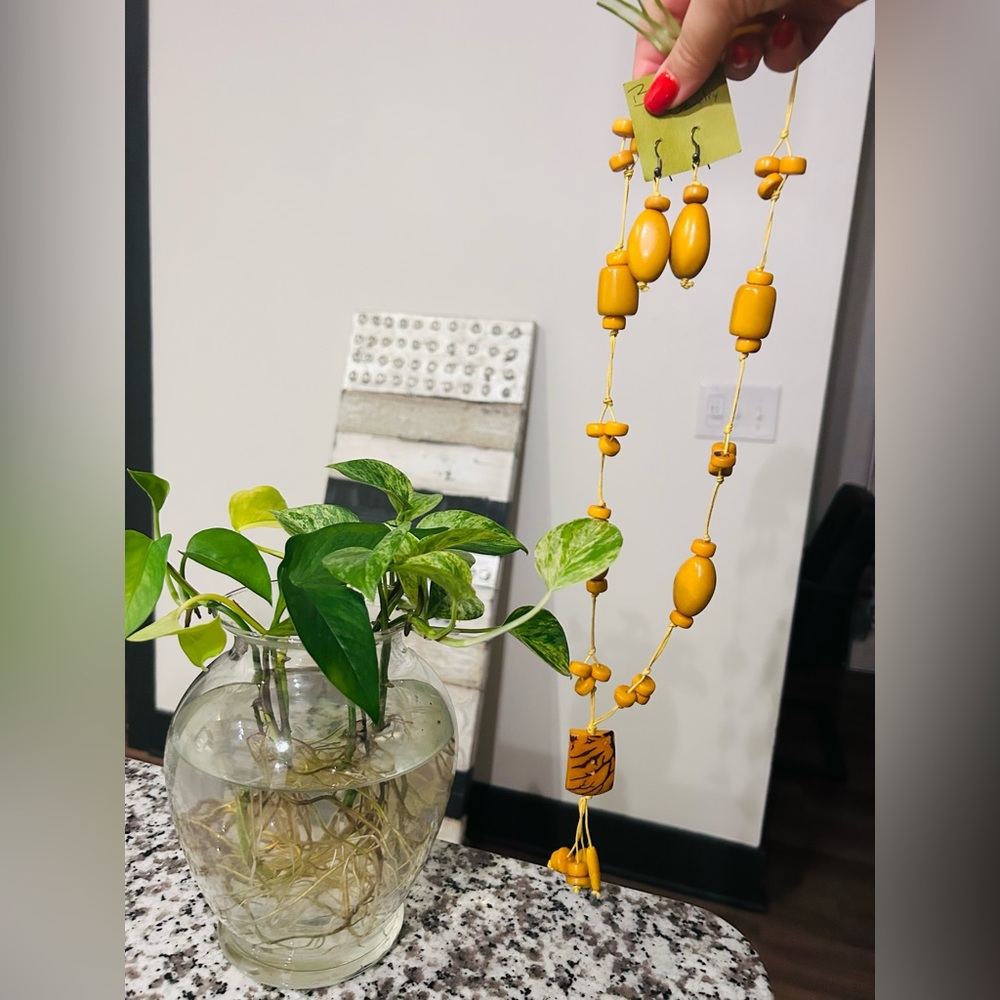 Tagua necklace set
